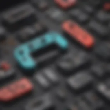 Variety of Switch Components A variety of Nintendo switch components laid out for examination