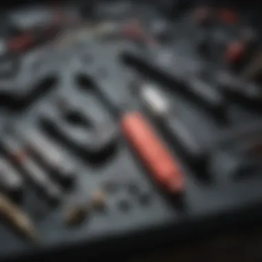 Tools for Replacement Tools arranged for Nintendo switch part replacement
