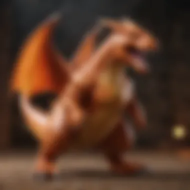 Mighty Charizard displaying its impressive physique