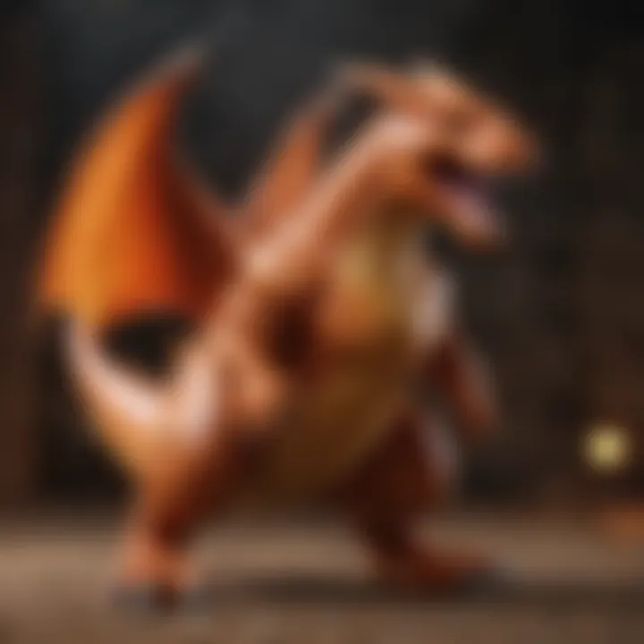 Mighty Charizard displaying its impressive physique