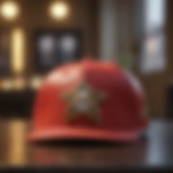 An intricate design of Mario's iconic cap that symbolizes innovation