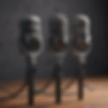 Different Types of Microphones An illustration showing the different types of microphones suitable for gaming.