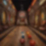 Classic Skee-Ball machine showcasing its unique design and vibrant colors
