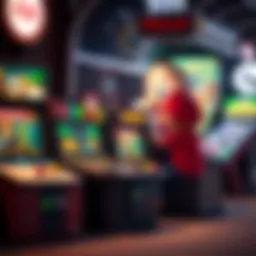 A historical timeline showcasing the evolution of minigames in gaming history