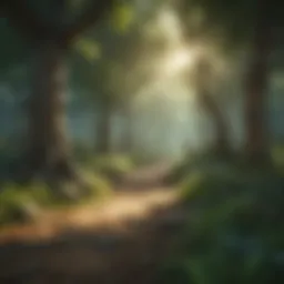 Artistic representation of the game's immersive world