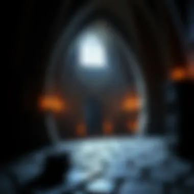 The intricate design of a dungeon in The Legend of Zelda for N64