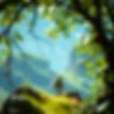 The legendary landscape of Hyrule from The Legend of Zelda for N64