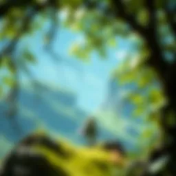 The legendary landscape of Hyrule from The Legend of Zelda for N64