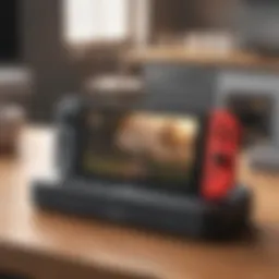 Compact travel dock for Nintendo Switch