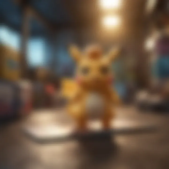 A detailed view of collectible Pokemon cards