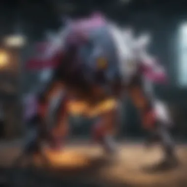 Psychic Ultra Beasts in Gameplay Mechanics Gameplay mechanics featuring psychic ultra beasts in action.