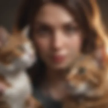 Emotional Connection Between Player and Cat A conceptual image highlighting the emotional connection between players and feline characters