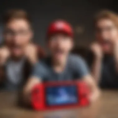 Thrilled Gamers Reacting to Mario Switch Console Thrilled Gamers Reacting to Mario Switch Console