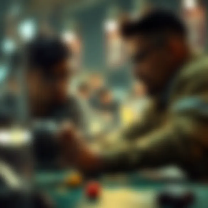 An engaging scene depicting a strategic multiplayer battle