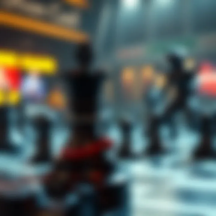 Visual representation of strategic game mechanics