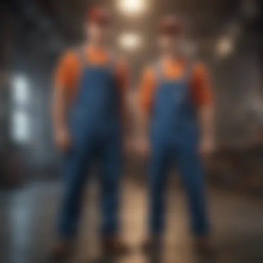 Dynamic Duo Overalls