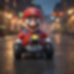 Overview of Mario Kart control schemes across different devices