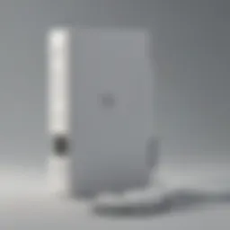 Detailed view of the Nintendo Wii U AC adapter showcasing its design