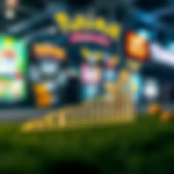 Popularity Trends in Pokémon Trading Apps Graph illustrating the rise in popularity of Pokémon trading apps