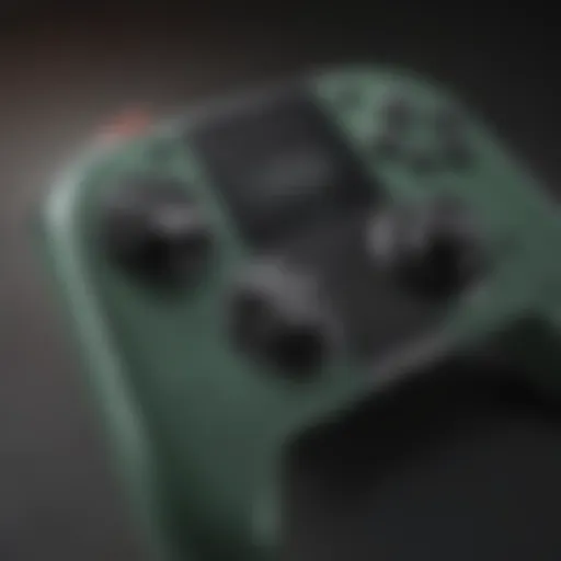 Close-up of a Joy-Con controller showing drift issue