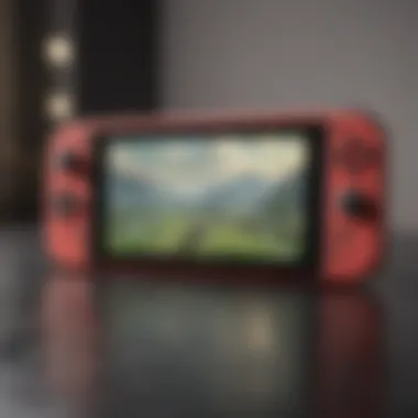 Nintendo Switch Lite showcasing its sleek design