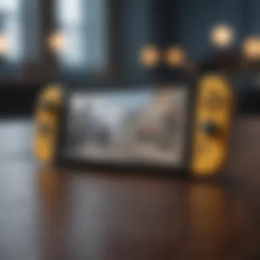 Ergonomics of Nintendo Switch Lite Ergonomics of Nintendo Switch Lite during use