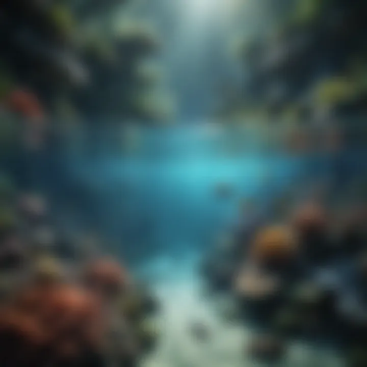 Illustration of a peaceful underwater world
