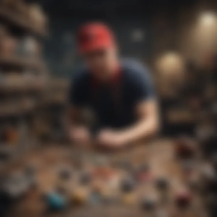 Creative visualization of a gamer discovering hidden treasures in a Nintendo game