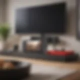 Nintendo Switch console connected to TV dock