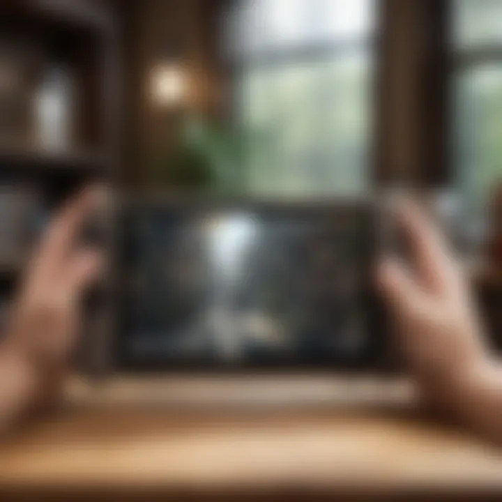 User enjoying Nintendo content on Nook