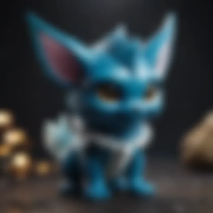 Shimmering Vaporeon Funko Pop Diamond highlighting its collector's value