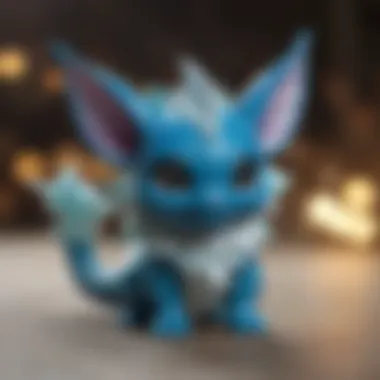 Captivating Vaporeon Funko Pop Diamond highlighting its origin story