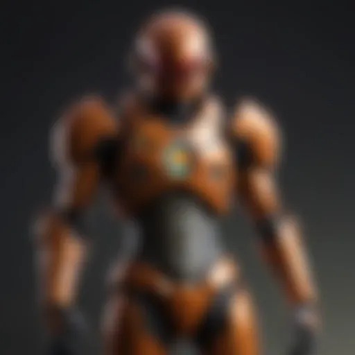 Artistic representation of Samus Aran's iconic Varia Suit