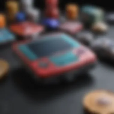 A vibrant display of various color schemes and shells for GBA SP