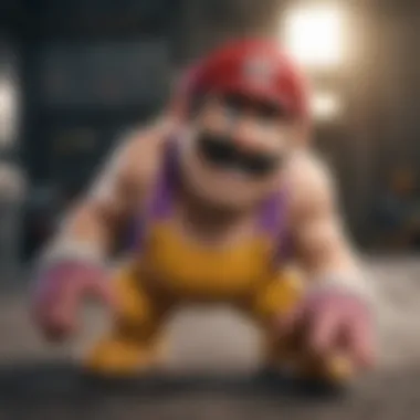 Wario's Unique Gameplay Mechanics Wario showcasing his unique abilities in gameplay