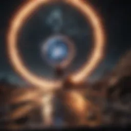 A cosmic event depicting the end of the universe