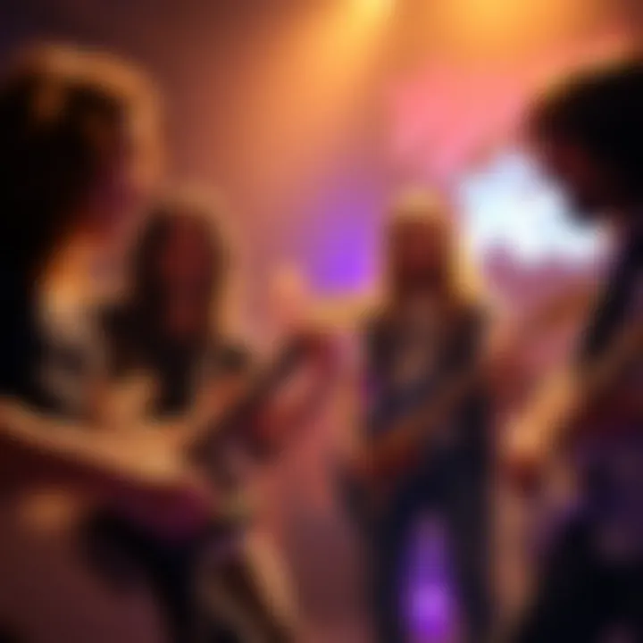 Multiplayer Fun in Rock Band 3 Players engaged in an exhilarating multiplayer session