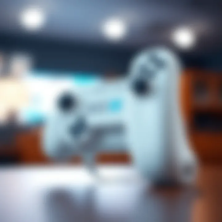 The Ergonomic Design of the Wii U Remote Wii U remote showcasing its ergonomic design