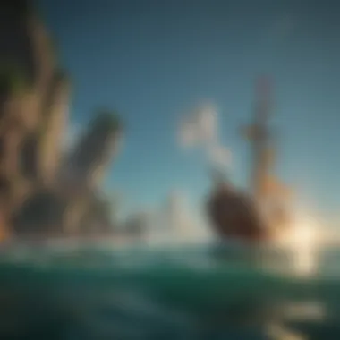 Artistic Brilliance in Wind Waker Gameplay Gameplay scene from Wind Waker highlighting its artistic style