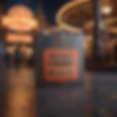 Creative giveaway promotional poster for theme park tickets