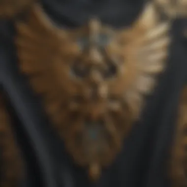 Craftsmanship in Zelda T-Shirt Designs Close-up of intricate designs on a Zelda-themed t-shirt highlighting craftsmanship
